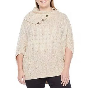 NWT St. John’s Bay Bambi Poncho